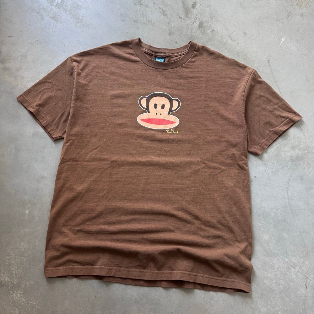 Vintage Y2K Paul Frank Industries Julius Monkey Logo Retro Rare T-shirt Size XL